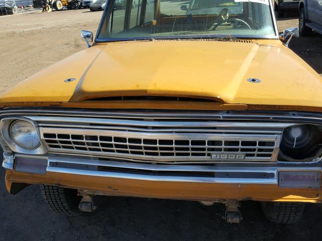 J3A154CP12007 - 1973 JEEP WAGONEER GOLD photo 7