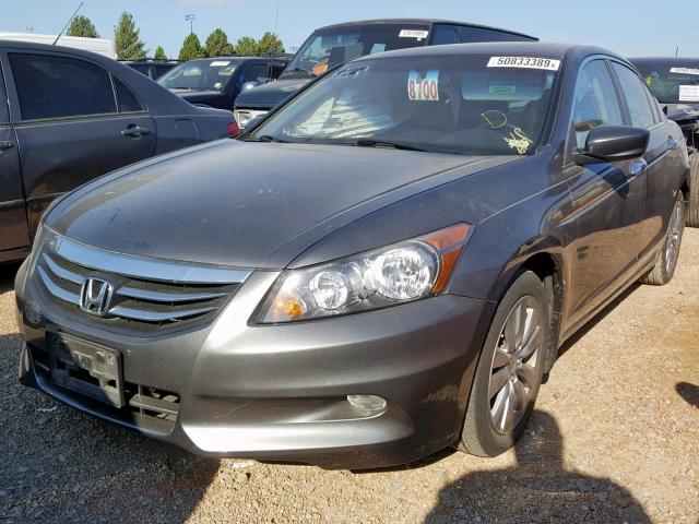 1HGCP3F85CA031803 - 2012 HONDA ACCORD EXL GRAY photo 2