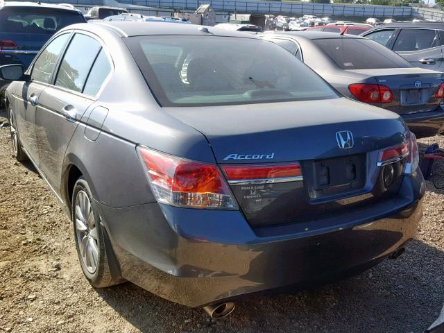 1HGCP3F85CA031803 - 2012 HONDA ACCORD EXL GRAY photo 3