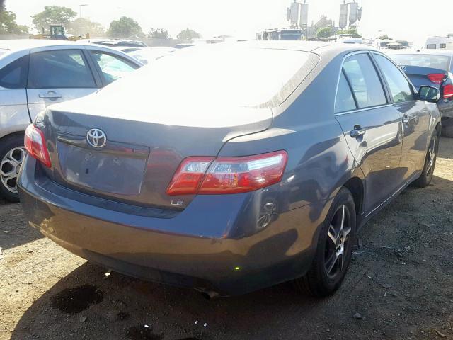 4T4BE46K29R078068 - 2009 TOYOTA CAMRY BASE GRAY photo 4