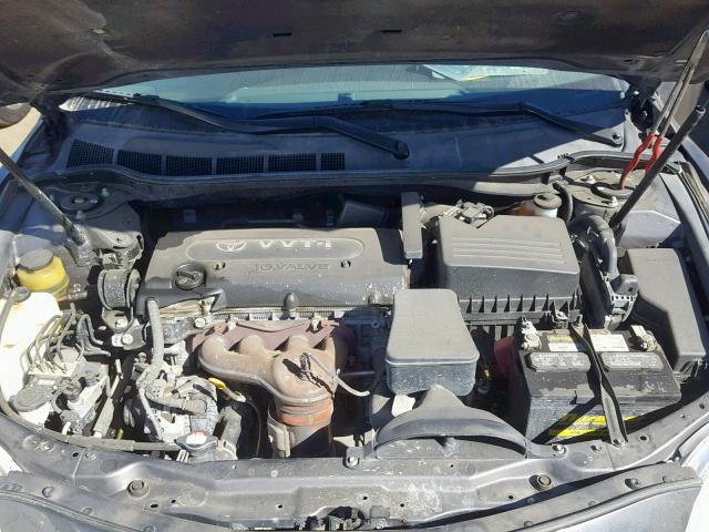 4T4BE46K29R078068 - 2009 TOYOTA CAMRY BASE GRAY photo 7