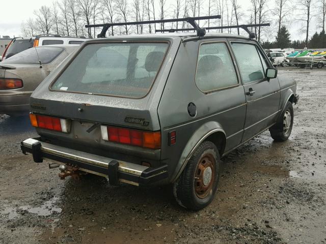 1VWCB9176BV027858 - 1981 VOLKSWAGEN RABBIT LS GRAY photo 4