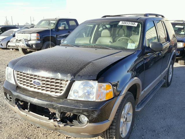 1FMZU74W53UA90001 - 2003 FORD EXPLORER E BLACK photo 2