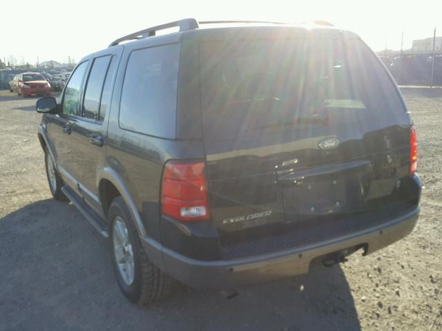 1FMZU74W53UA90001 - 2003 FORD EXPLORER E BLACK photo 3