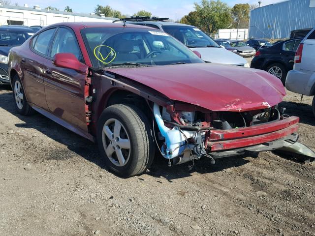 2G2WP522951242819 - 2005 PONTIAC GRAND PRIX RED photo 1