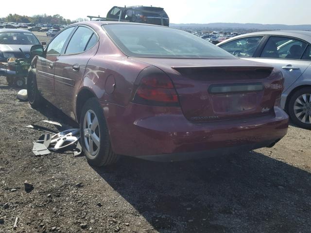 2G2WP522951242819 - 2005 PONTIAC GRAND PRIX RED photo 3
