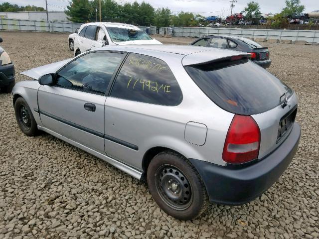 2HGEJ6346XH113771 - 1999 HONDA CIVIC DX SILVER photo 3