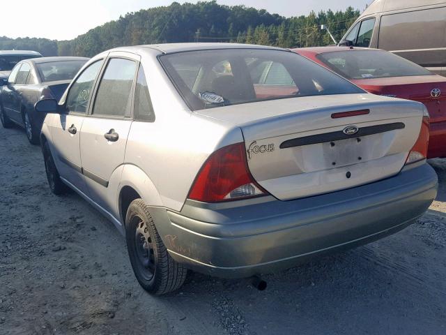 1FAFP33P23W277157 - 2003 FORD FOCUS LX SILVER photo 3