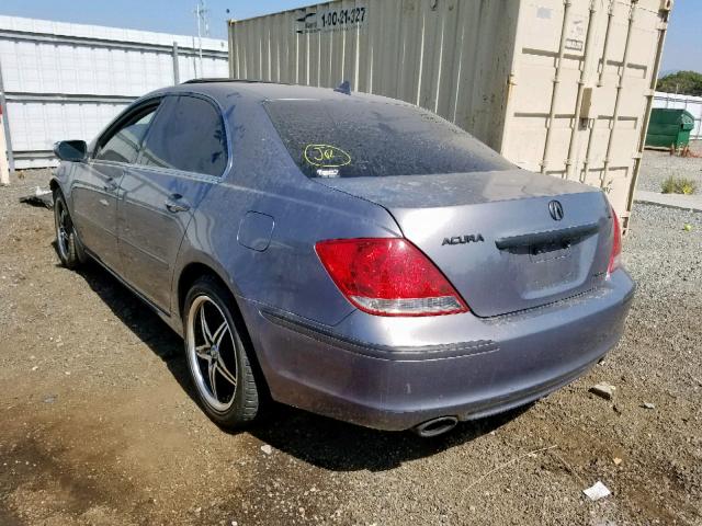 JH4KB16566C004880 - 2006 ACURA RL GRAY photo 3