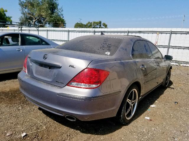 JH4KB16566C004880 - 2006 ACURA RL GRAY photo 4