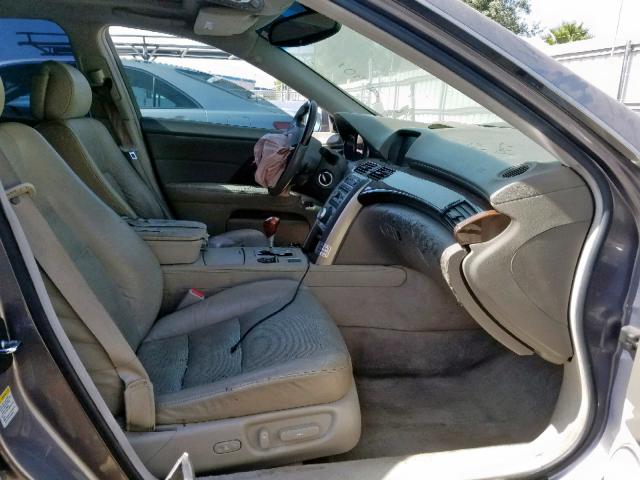 JH4KB16566C004880 - 2006 ACURA RL GRAY photo 5