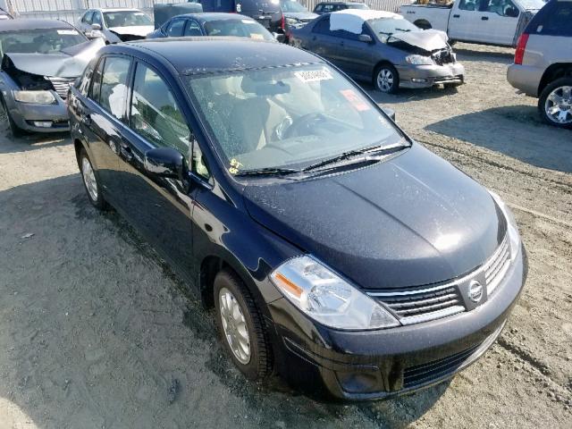 3N1BC11E69L369481 - 2009 NISSAN VERSA S BLACK photo 1