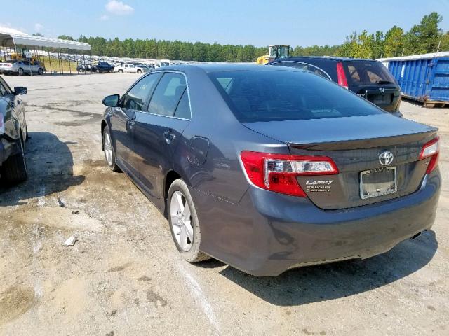 4T1BF1FK1DU264893 - 2013 TOYOTA CAMRY L GRAY photo 3