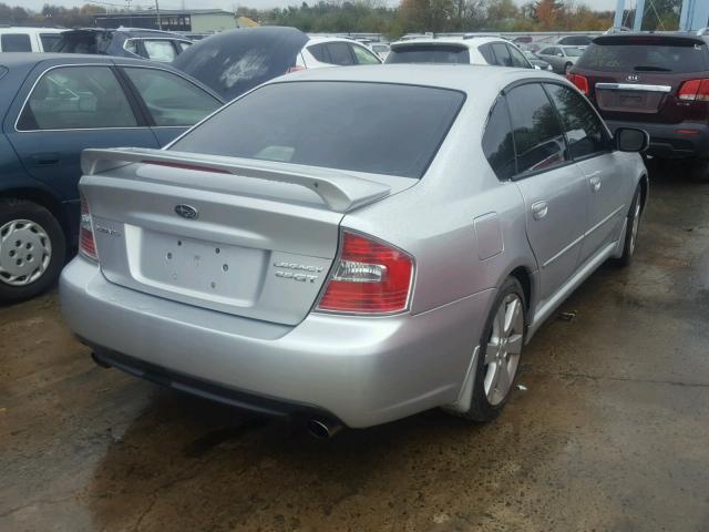 4S3BL676576209447 - 2007 SUBARU LEGACY GT SILVER photo 4