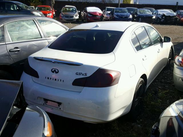 JN1CV6AR3CM676991 - 2012 INFINITI G37 WHITE photo 4