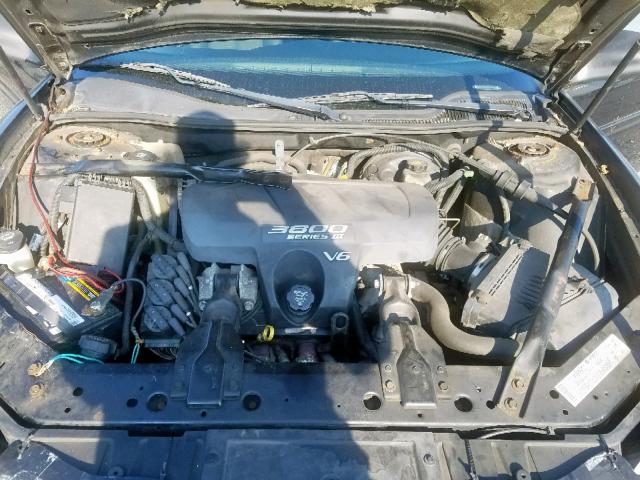 2G2WP522X41284270 - 2004 PONTIAC GRAND PRIX BLACK photo 7