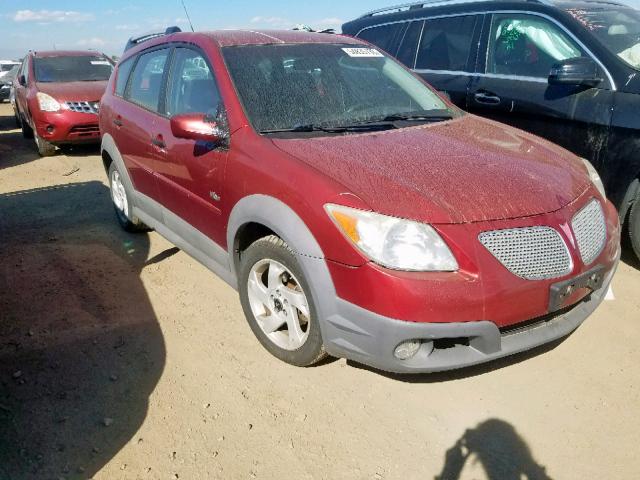 5Y2SL658X6Z450373 - 2006 PONTIAC VIBE RED photo 1