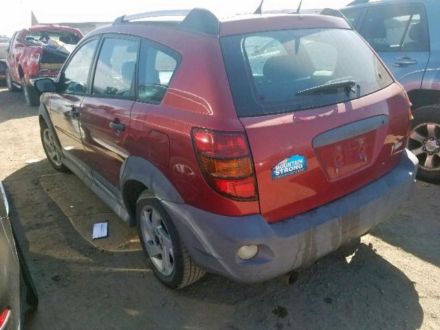 5Y2SL658X6Z450373 - 2006 PONTIAC VIBE RED photo 3