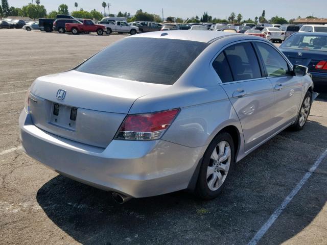 1HGCP26818A165550 - 2008 HONDA ACCORD EXL SILVER photo 4