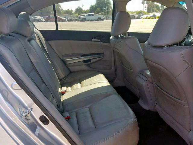 1HGCP26818A165550 - 2008 HONDA ACCORD EXL SILVER photo 6