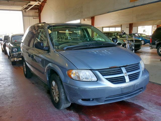 1D4GP25R55B378553 - 2005 DODGE CARAVAN SE BLUE photo 1