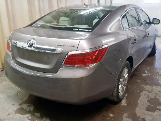 1G4GB5GG5AF150964 - 2010 BUICK LACROSSE C TAN photo 4