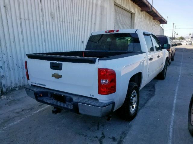 3GCEC13C19G250431 - 2009 CHEVROLET SILVERADO WHITE photo 4