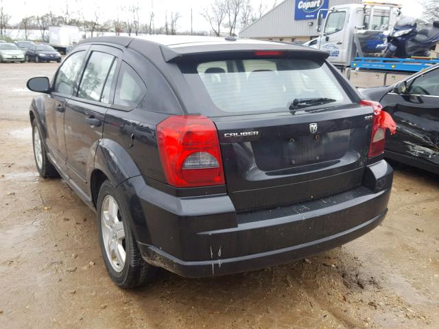 1B3HB48CX8D602316 - 2008 DODGE CALIBER SX BLACK photo 3