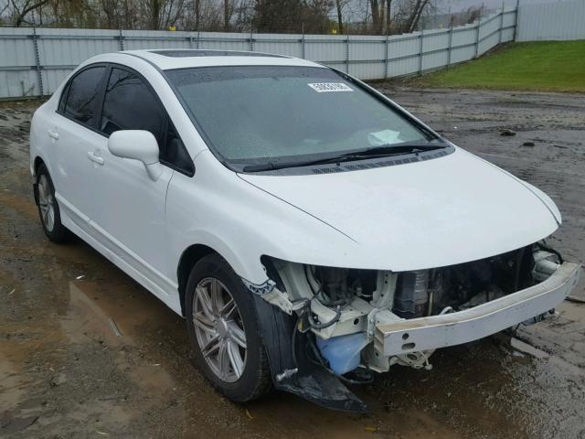 2HGFA16958H351109 - 2008 HONDA CIVIC EXL WHITE photo 1