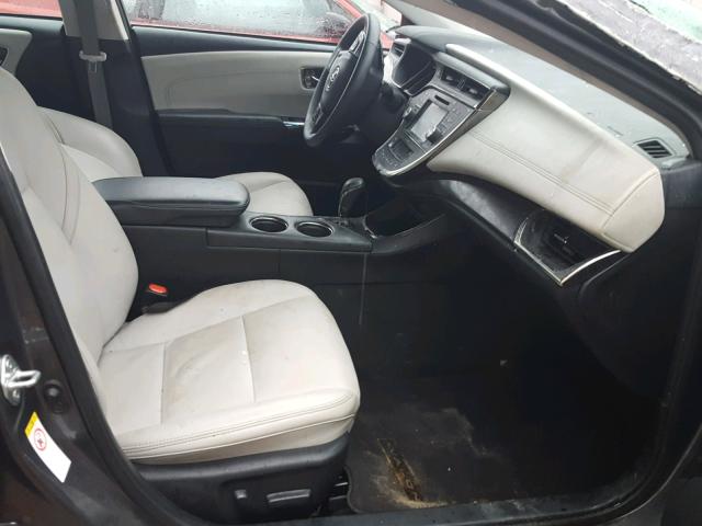 4T1BK1EB4JU274231 - 2018 TOYOTA AVALON XLE CHARCOAL photo 5