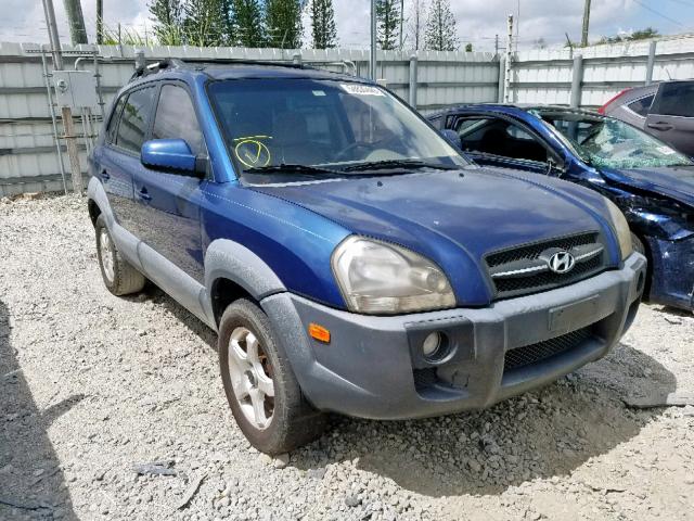 KM8JN12DX8U863139 - 2008 HYUNDAI TUCSON SE BLUE photo 1