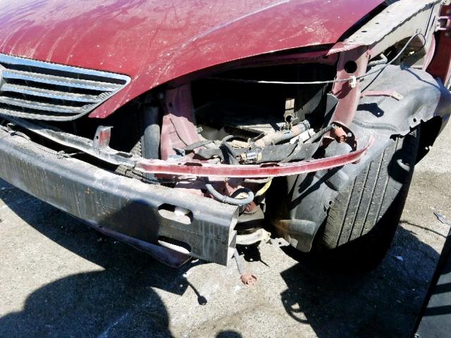 4T1BE30K16U116236 - 2006 TOYOTA CAMRY LE BURGUNDY photo 9