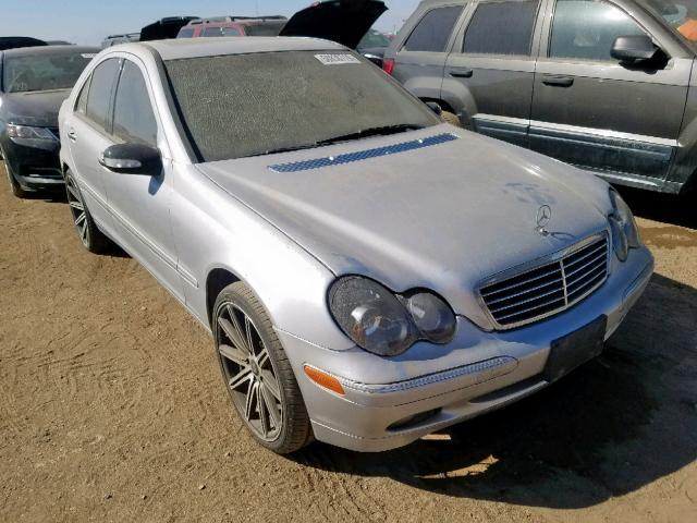 WDBRF61JX4E019291 - 2004 MERCEDES-BENZ C 240 SILVER photo 1