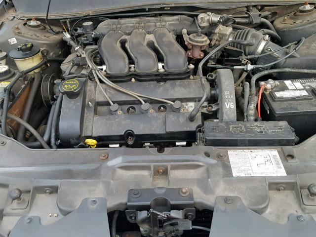 1FAFP55S73A128494 - 2003 FORD TAURUS SES GRAY photo 7