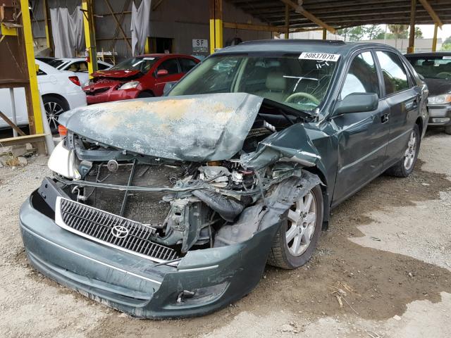 4T1BF28B21U133616 - 2001 TOYOTA AVALON XL GREEN photo 2