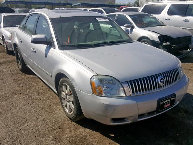 1MEFM40155G625683 - 2005 MERCURY MONTEGO LU SILVER photo 1