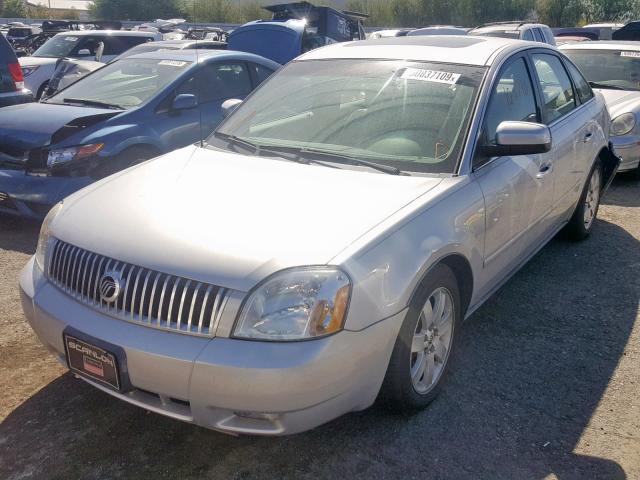 1MEFM40155G625683 - 2005 MERCURY MONTEGO LU SILVER photo 2