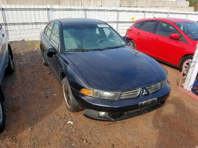 4A3AA46GX3E209828 - 2003 MITSUBISHI GALANT ES BLACK photo 1