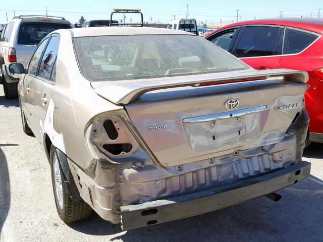 4T1BE32KX3U228476 - 2003 TOYOTA CAMRY LE BROWN photo 3