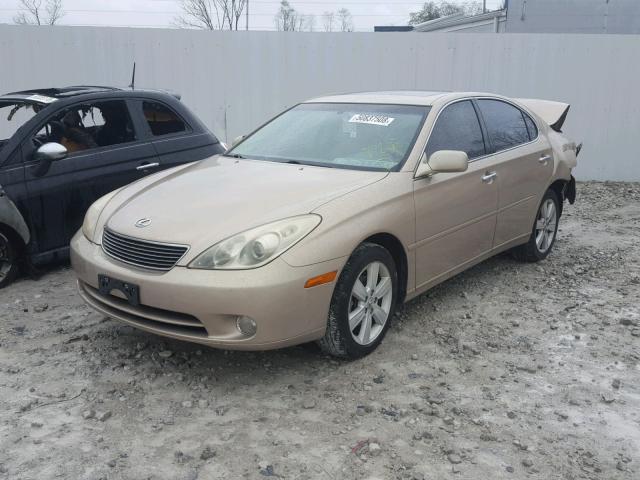 JTHBA30G655134928 - 2005 LEXUS ES 330 GOLD photo 2