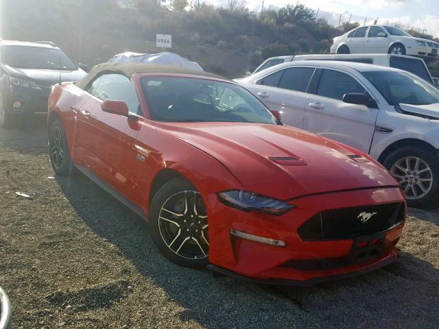 1FATP8FF4K5182204 - 2019 FORD MUSTANG GT RED photo 1