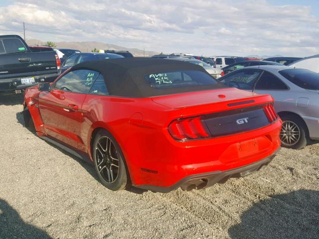 1FATP8FF4K5182204 - 2019 FORD MUSTANG GT RED photo 3