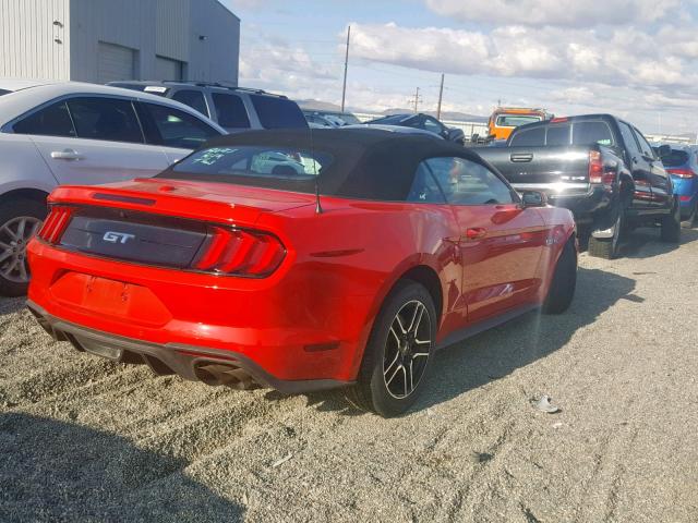 1FATP8FF4K5182204 - 2019 FORD MUSTANG GT RED photo 4