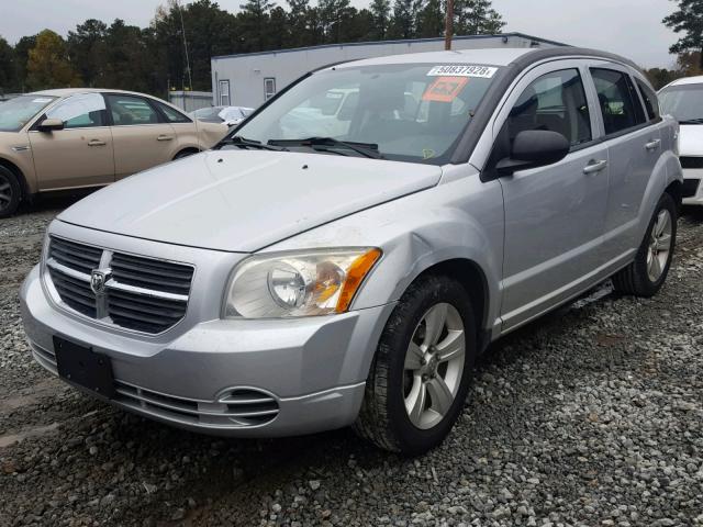 1B3CB4HA0AD651202 - 2010 DODGE CALIBER SX SILVER photo 2