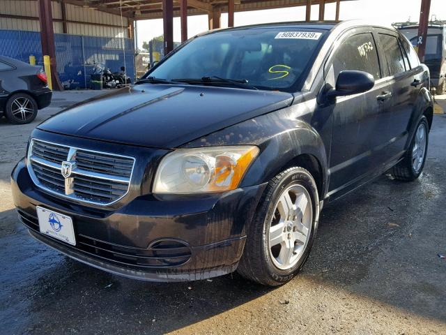 1B3HB48A19D197219 - 2009 DODGE CALIBER SX BLACK photo 2