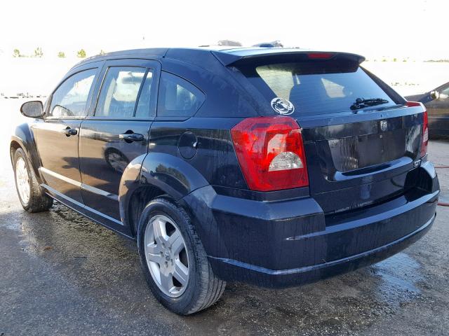 1B3HB48A19D197219 - 2009 DODGE CALIBER SX BLACK photo 3