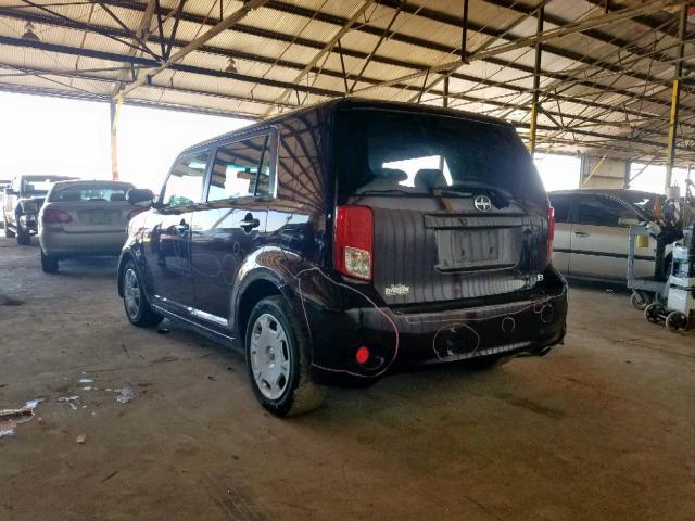 JTLZE4FE3CJ009331 - 2012 TOYOTA SCION XB 栗色 照片 3