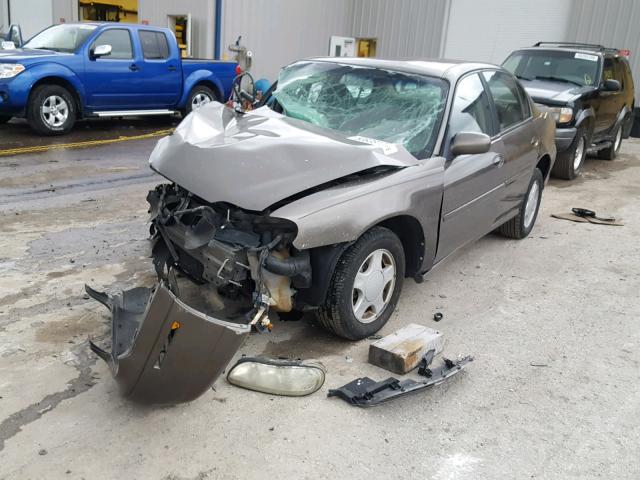 1G1NE52J1Y6218976 - 2000 CHEVROLET MALIBU LS BROWN photo 2