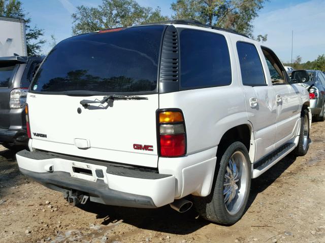 1GKEK63U64J136638 - 2004 GMC YUKON DENA WHITE photo 4