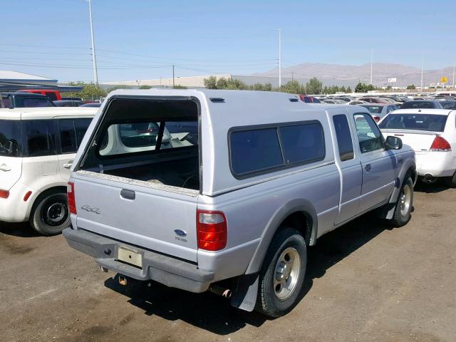 1FTZR15E81PA99697 - 2001 FORD RANGER SUP SILVER photo 4